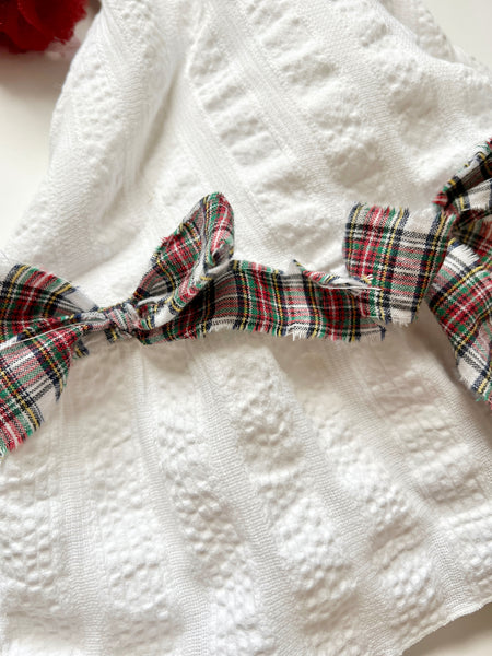 Spirit of the Holiday Bespoke Doll // Plaid Bows