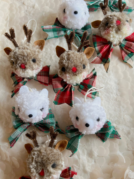 North Pole Pom Pal Ornament