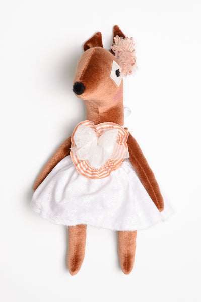 2025 Valentine Velvet Baby Deer // Peach & Cream