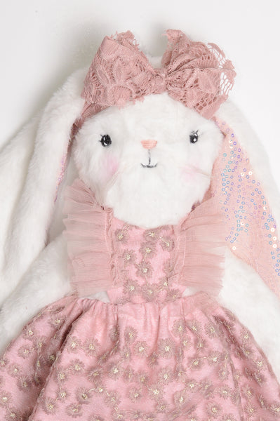 Wonder-Filled Snuggle Bunny // Mauve Embroidered