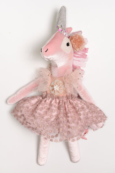 Couture Unicorn Art Doll // Glitzy Pink