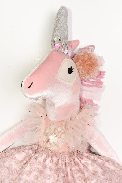 Couture Unicorn Art Doll // Glitzy Pink