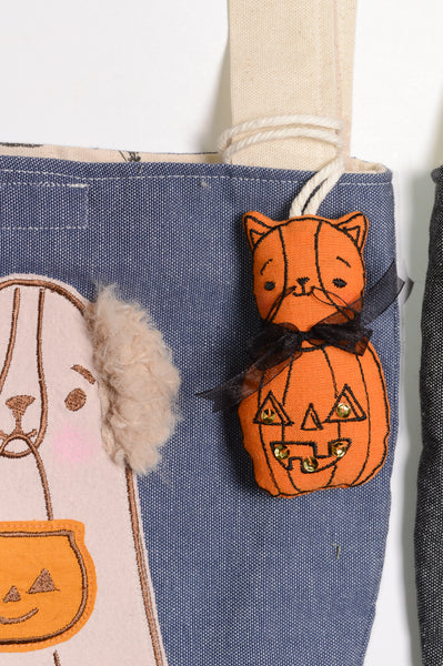 Pumpkin Kitty Halloween Charm