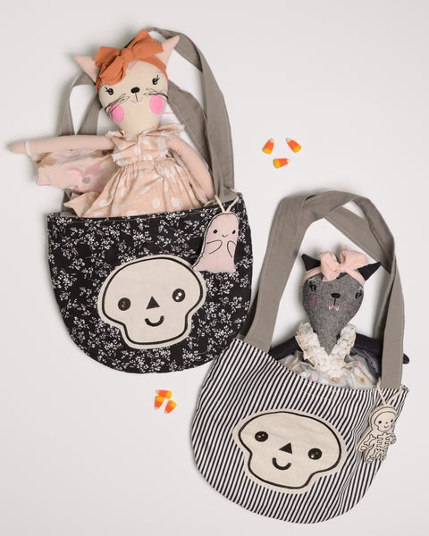 Skelly Trick or Treat Tote Bag
