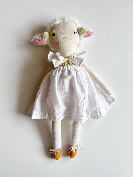 Wonder-Filled Bespoke Lamb // Mustard & White Eyelet