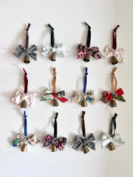 Home For Christmas // Vintage inspired Bow Bell Ornament