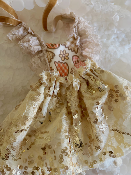 Lilac Bat Witch Heirloom Doll Set