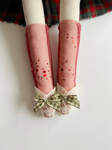 Wonder-Filled Snowbabe // Holiday Plaid