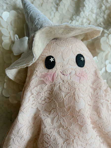 Wonder-Filled Attic Ghost// Vintage Blush Lace