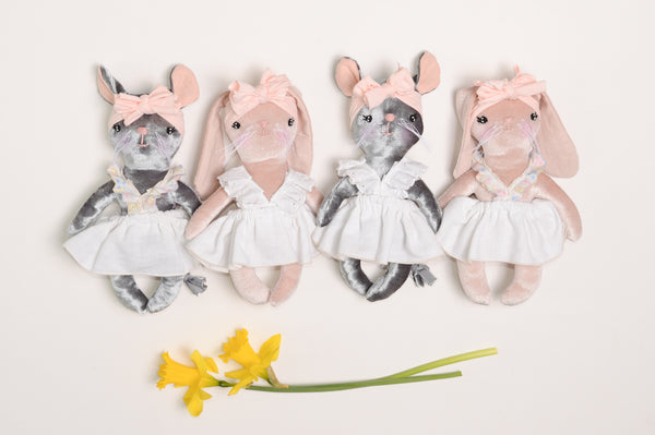 Velveteenie Rabbit Doll // Pastel Lace