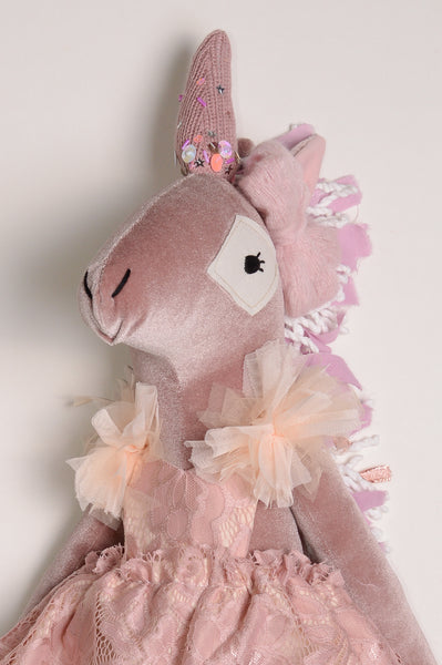 2022 Valentine Couture Unicorn Art Doll // Blush Lace