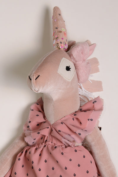 2022 Valentine Couture Unicorn Art Doll // Blush Ruffle