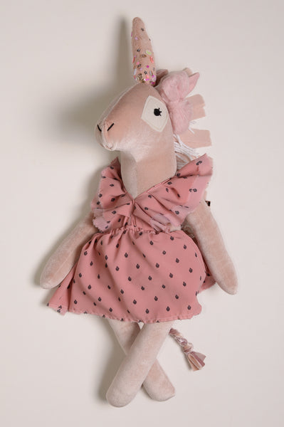 2022 Valentine Couture Unicorn Art Doll // Blush Ruffle