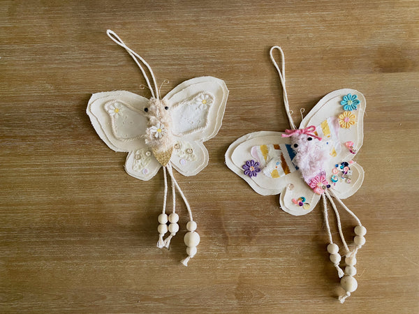 Dainty Maker Craft Box No. 3 // Butterfly Wall Hanging